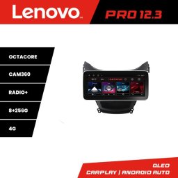 Navigatie Hyundai Elantra 2011-2013 Lenovo PRO 12.3 QLED 8GB+256GB 4G