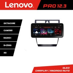 Navigatie Audi A6 C5 Lenovo PRO 12.3 inch QLED 8+256GB 4G Android
