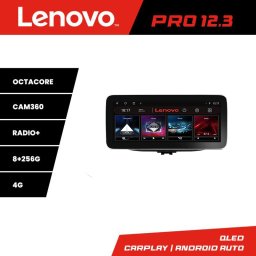Navigatie Hyundai i30 2017+ Lenovo PRO 12.3 inch QLED, 8GB RAM, 256GB, 4G
