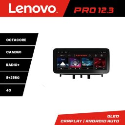 Navigatie Renault Megane 3 si Fluence 12.3 inch QLED Android 4G 8+256GB