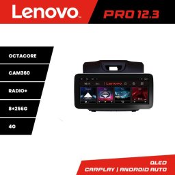 Navigatie Isuzu D-Max 2015+ Lenovo PRO 12.3 inch QLED 8+256GB 4G GPS DSP
