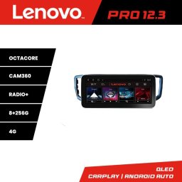 Navigatie dedicata VW Amarok 2016+ Lenovo Pro 12.3 QLED 8+256GB 4G DSP