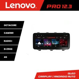Navigatie Seat Ateca Lenovo PRO 12.3 QLED, 8+256GB, 4G, DSP, Android