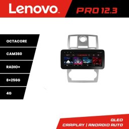 Navigatie Chrysler 300C 2004-2008 Lenovo PRO 12.3 QLED 8+256GB 4G