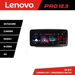 Navigatie Fiat Ducato 2006-2021 Lenovo PRO 12.3 QLED Android 8+256GB 4G