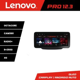 Navigatie Android Lenovo PRO 12.3 pentru Mitsubishi Lancer 2001-2007, 8+256GB
