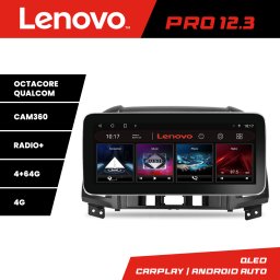 Navigatie Hyundai Santa Fe 2007-2012 Lenovo PRO 12.3 QLED 4GB+64GB 4G