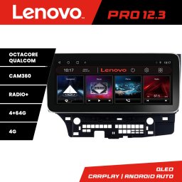 Navigatie Mitsubishi Lancer 2008+ Lenovo Pro 12.3 QLED 4G GPS DSP 4+64GB