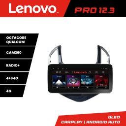 Navigatie Chevrolet Cruze 2013+ Lenovo Pro 12.3 QLED 4GB+64GB 4G DSP