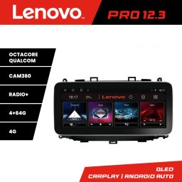 Navigatie Android Kia Carens 2013-2018 Lenovo PRO 12.3 QLED 4G 4+64GB