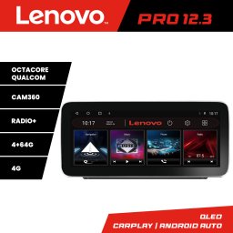 Navigatie Peugeot 2008 2020+ Lenovo PRO 12.3 QLED 4G 4GB+64GB
