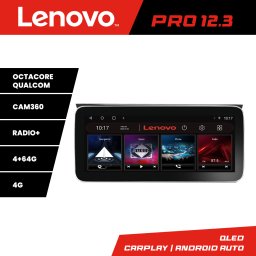Navigatie Android VW Touran 2016+ Lenovo PRO 12.3 QLED 4G 4GB+64GB