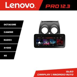 Navigatie Nissan Qashqai 2007-2013 Lenovo Pro 12.3 inch QLED 4G 4+64GB