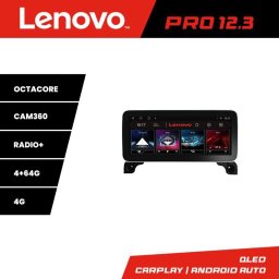 Navigatie Peugeot 5008 2016-2020 Lenovo Pro 12.3 QLED 4G 4+64GB