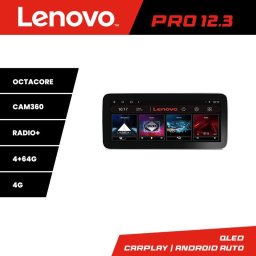 Navigatie Android Fiat 500L 2012-2017 Lenovo Pro 12.3 QLED 4GB+64GB 4G DSP