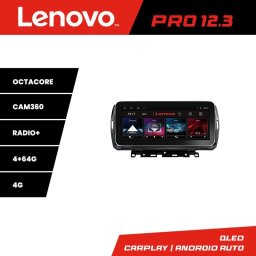 Navigatie Android Citroen C5 Aircross Lenovo PRO 12.3 QLED 4G 4+64GB