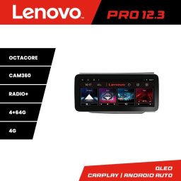 Navigatie Seat Altea 2005-2014 Lenovo PRO 12.3 QLED 4G 4+64GB