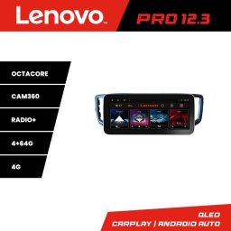 Navigatie dedicata VW Amarok 2016+ Lenovo PRO 12.3 QLED 4G 4+64GB DSP