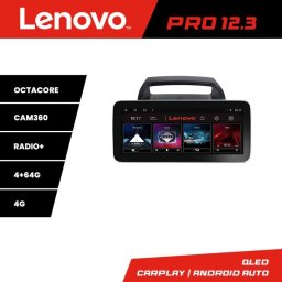 Navigatie Kia Carnival 2006-2014 Lenovo PRO 12.3 QLED 4G 4+64GB DSP