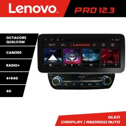 Navigatie dedicata Ford Fiesta 2017-2022 Lenovo PRO 12.3 QLED 4G 4+64GB