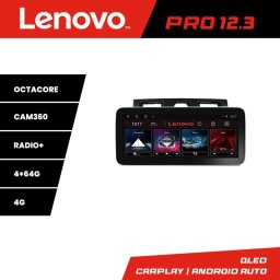 Navigatie Ford Fiesta MK5 2002-2008 Lenovo PRO 12.3 QLED 4G 4+64GB