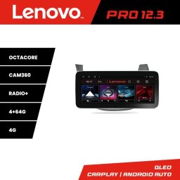 Navigatie Honda Fit 2008-2013 Lenovo PRO 12.3 QLED 4G GPS 4+64GB