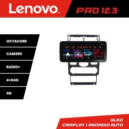Navigatie Ford Mondeo 2004-2007 Lenovo PRO 12.3 QLED 4GB+64GB 4G GPS