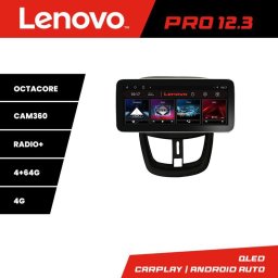 Navigatie Peugeot 207 Lenovo PRO 12.3 QLED, 4GB RAM, 64GB, 4G