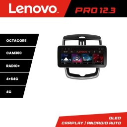 Navigatie Nissan Pulsar 2014-2018 Lenovo PRO 12.3 QLED 4G 4+64GB