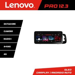 Navigatie Volvo S60/V60 2014-2018 Sensus Connect, Lenovo PRO 12.3 QLED 4+64GB
