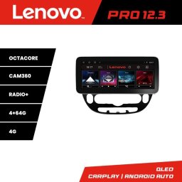 Navigatie Kia Soul 2014-2019 Lenovo PRO 12.3 inch QLED 4GB+64GB 4G