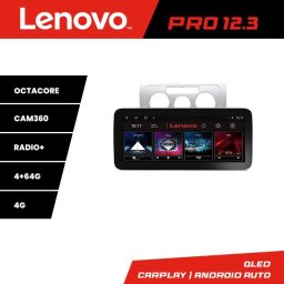 Navigatie Android VW Touran 2003-2010 Lenovo PRO 12.3 QLED 4G 4+64GB