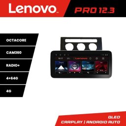 Navigatie Android VW Touran 2003-2009, 12.3 inch QLED, 4G, 4+64GB