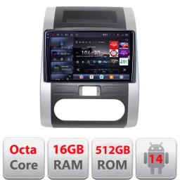 Navigatie Android Nissan X-Trail 2007-2013 QLED 2K, 16GB RAM, 512GB