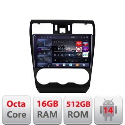 Navigatie Android Subaru Forester Impreza XV 2011-2016 QLED 2K 16+512GB