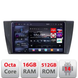 Navigatie BMW Seria 3 E90/E91/E92/E93 2006-2011 QLED 2K 16GB+512GB Android