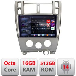 Navigatie Hyundai Tucson 2004-2009 Edotec QLED 2K 16+512GB Android
