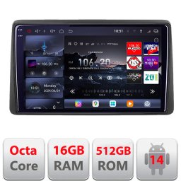 Navigatie Android Dacia Duster 2019+ Edotec QLED 2K, 16GB RAM, 512GB
