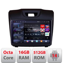 Navigatie Isuzu D-Max 2015+ Edotec QLED 2K, 16GB RAM, 512GB