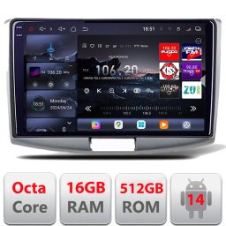 Navigatie VW Passat 2009-2014 Edotec QLED 2K, 16GB RAM, 512GB, 360