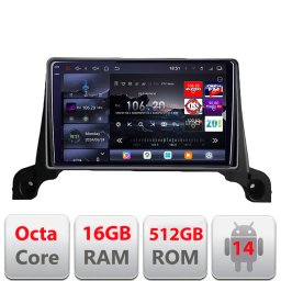 Navigatie Android Peugeot 5008 2016-2020 QLED 2K 16GB+512GB 360