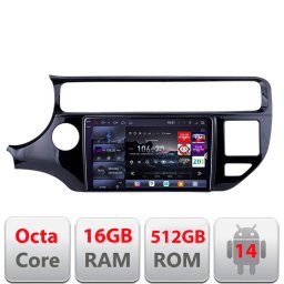 Navigatie Android Kia Rio 2014-2017 Edotec QLED 2K 16GB RAM 512GB