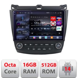 Navigatie Android Honda Accord 2004-2008 QLED 2K, 16GB RAM, 512GB