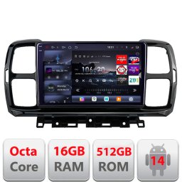 Navigatie Android Citroen C5 Aircross 2017+ QLED 2K 16GB+512GB