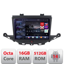 Navigatie Opel Astra K 2015-2021 Edotec QLED 2K 16GB RAM 512GB