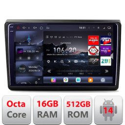 Navigatie Android Fiat Bravo 2007-2014 Edotec QLED 2K 16GB RAM 512GB
