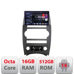 Navigatie Android Jeep Commander 2006-2010 QLED 2K, 16GB RAM, 512GB