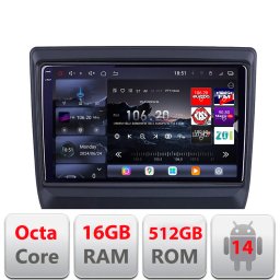 Navigatie Isuzu D-Max 2020+ Edotec QLED 2K, 16GB RAM, 512GB, Android