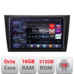 Navigatie Android VW Golf 6 2009-2013 QLED 2K, 16GB RAM, 512GB, 360