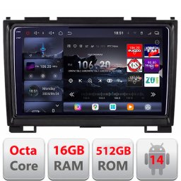 Navigatie Android Hummer H2 2008-2009 cu QLED 2K, 16GB RAM si 512GB